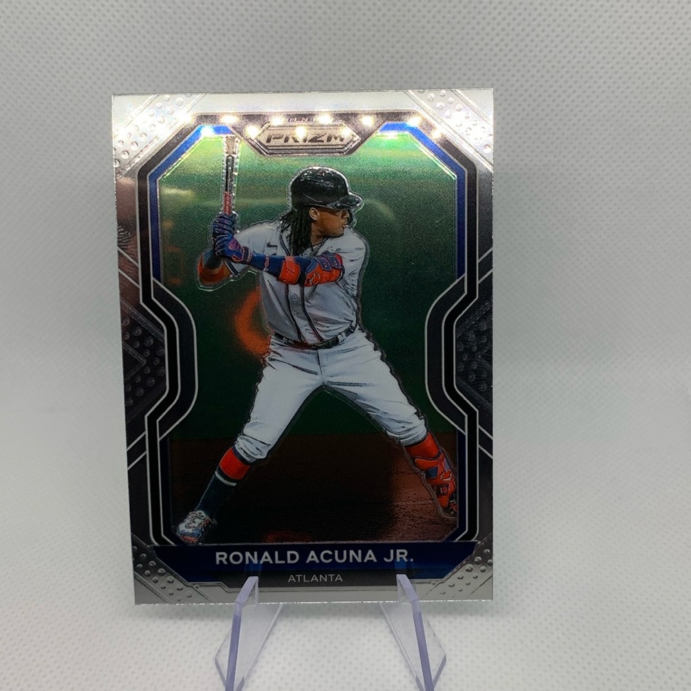 Ronald Acuna Jr. MLB Baseball Cards Atlanta Braves All Star Outfielder Perfect - Picture 3 of 6